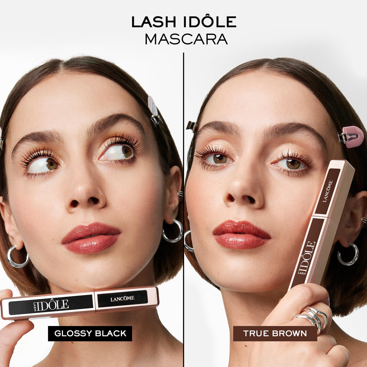 Lancôme scale next to ruler illustrates travel-friendly size and portability