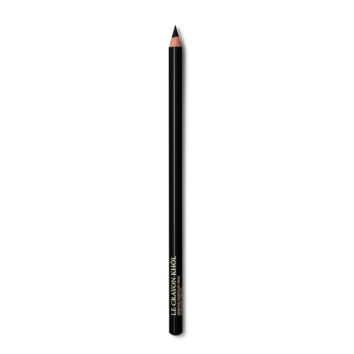 Lancôme Le Crayon Khôl front packaging showing pencil and cap, clear brand visibility and travel-ready design