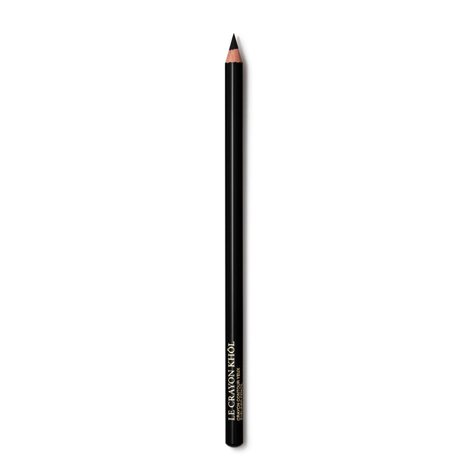 Lancôme Le Crayon Khôl front packaging showing pencil and cap, clear brand visibility and travel-ready design