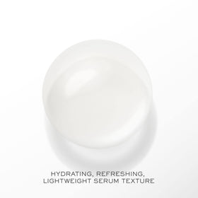 Lancôme product applied under eye demonstrating de‑puffing massage for refreshed appearance