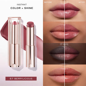 Lancôme Lip Idôle texture close-up showing buttery balm for smooth, hydrated lips