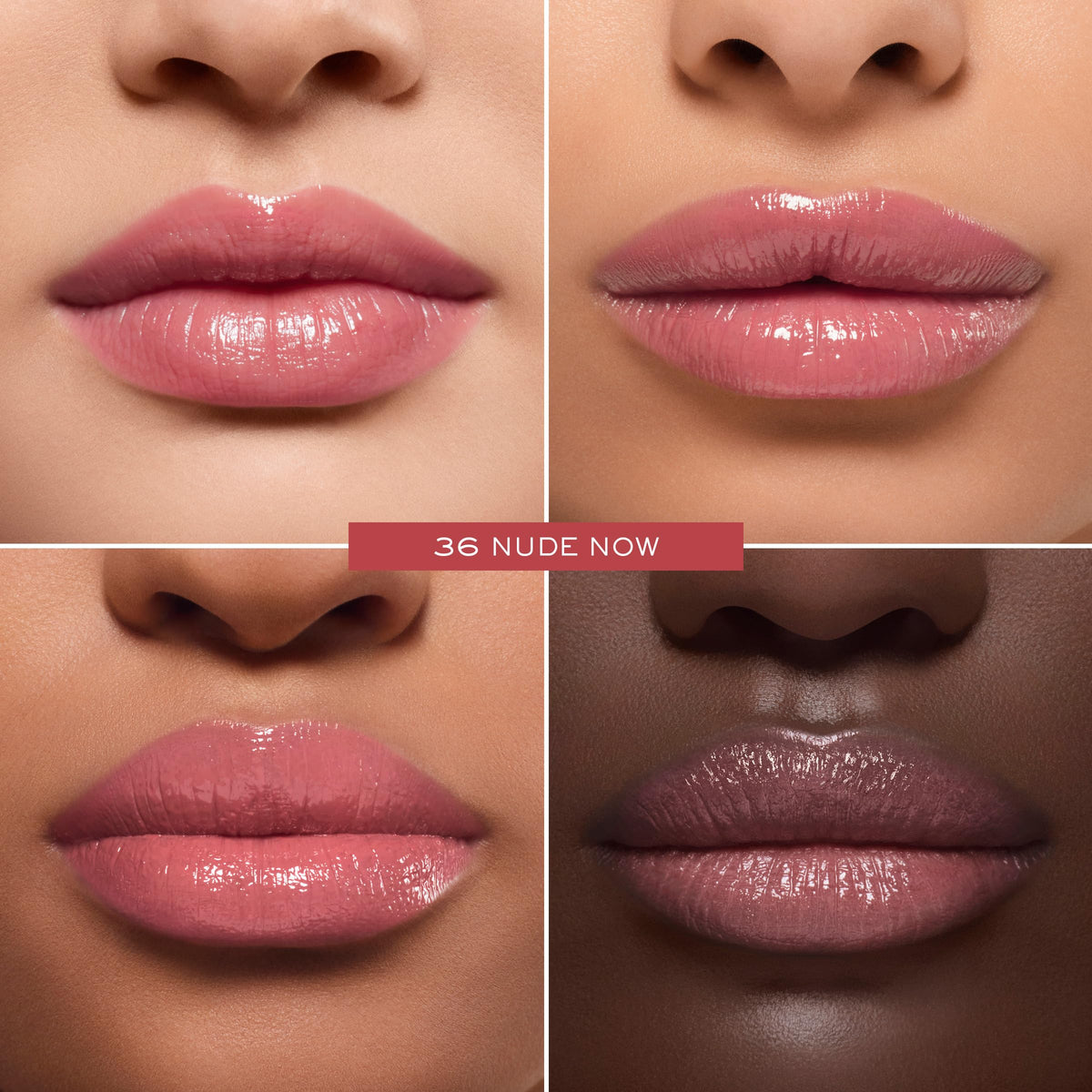 Lancôme twist-up mechanism with shade 36 NUDE NOW visible, easy application