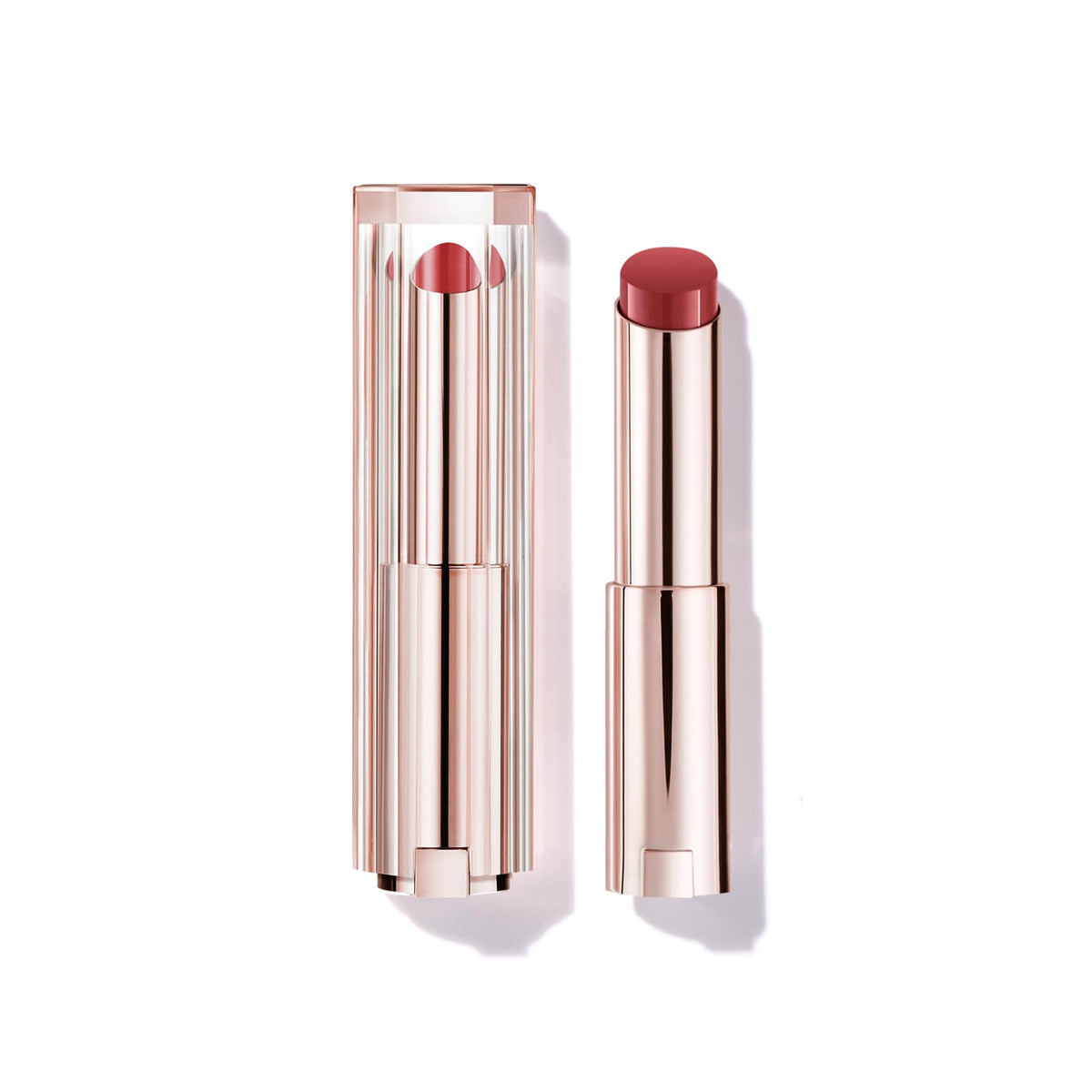 Lancôme front packaging showing sleek balm tube and shade label for quick identification and style