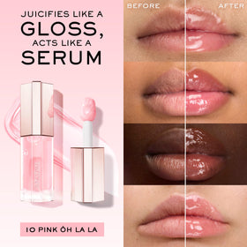 Lancôme close-up of large applicator demonstrating smooth, even coverage