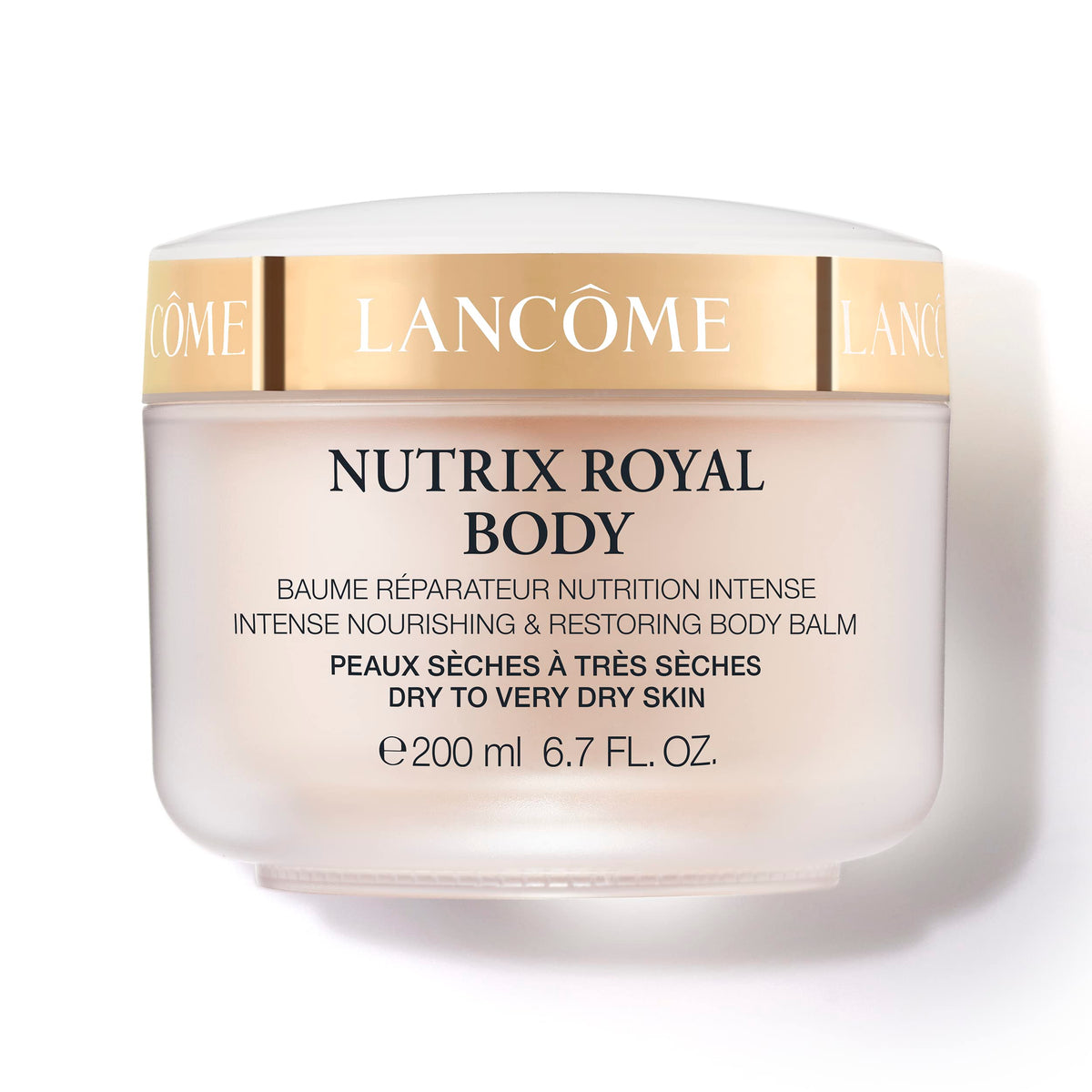 Lancôme Nutrix Royal front jar view showing packaging and rich formula benefit