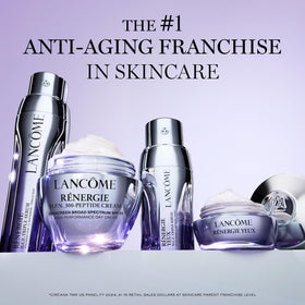 Lancôme cream applied to hand demonstrating coverage, shows easy application