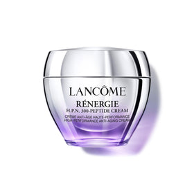 Lancôme jar front view showing premium refillable packaging benefit