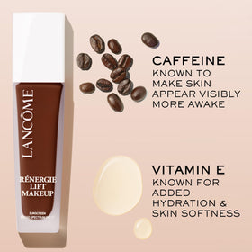 Lancôme foundation being applied with brush for even coverage and natural finish benefit