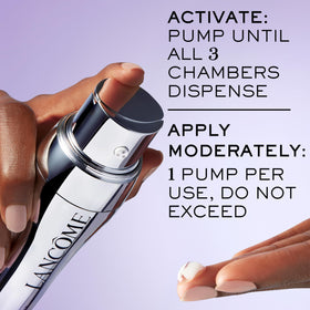 Lancôme on vanity lifestyle scene showing seamless routine integration and daily luxury benefit