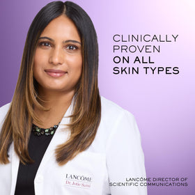 Lancôme Rénergie H.P.N conceptual before and after layout illustrating improved firmness
