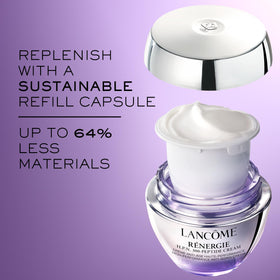 Lancôme Rénergie H.P.N next to ruler showing 1 oz size for accurate scale