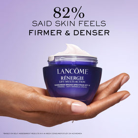 Lancôme pump close-up dispensing cream for controlled hygienic use benefit