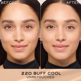 Lancôme Rénergie Lift pump dispensing foundation demonstrating easy application benefit