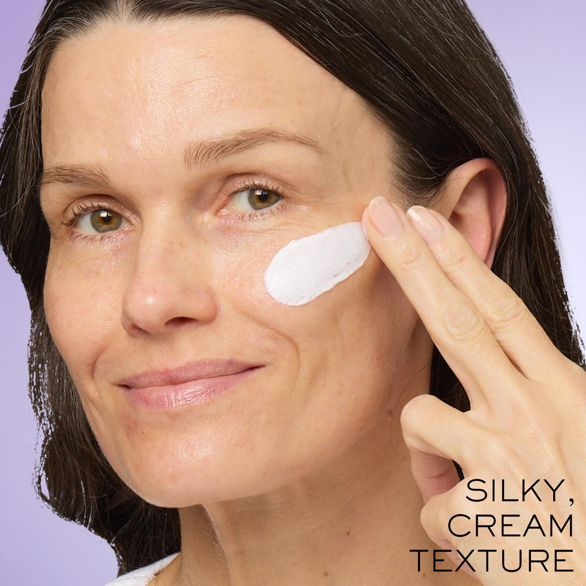 Lancôme product beside a ruler showing 1.7 fl oz scale benefit