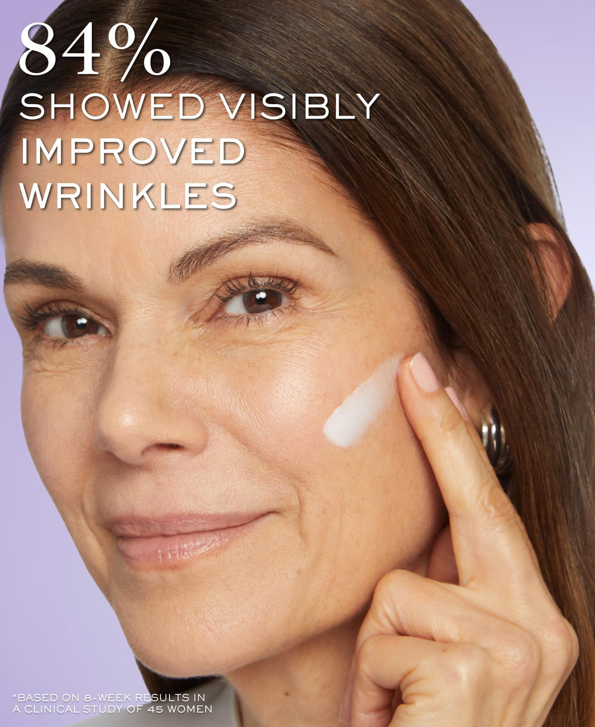 Lancôme cream texture in jar highlighting lightweight absorption