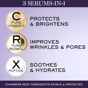 Lancôme serum texture close-up showing silky finish for smoother skin