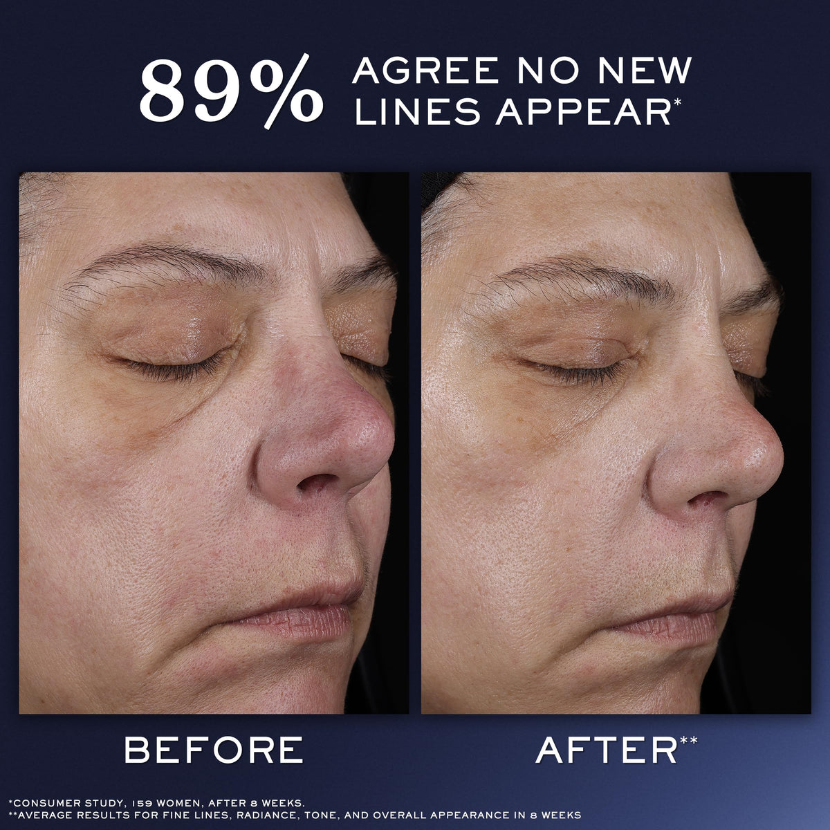 Lancôme serum texture close-up emphasizing smooth hydrating consistency