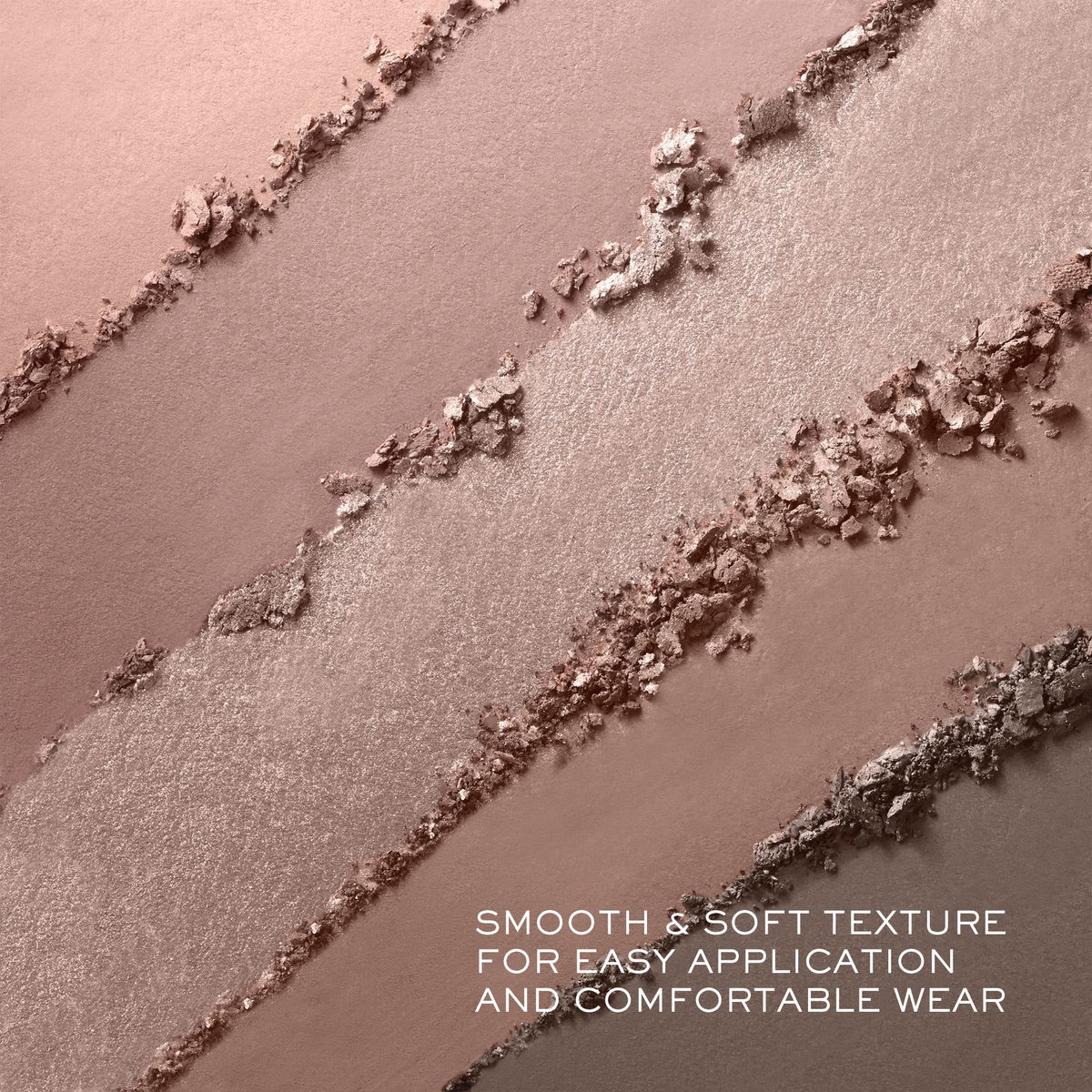 Lancôme open palette top-down view showing five coordinating shades for versatile looks