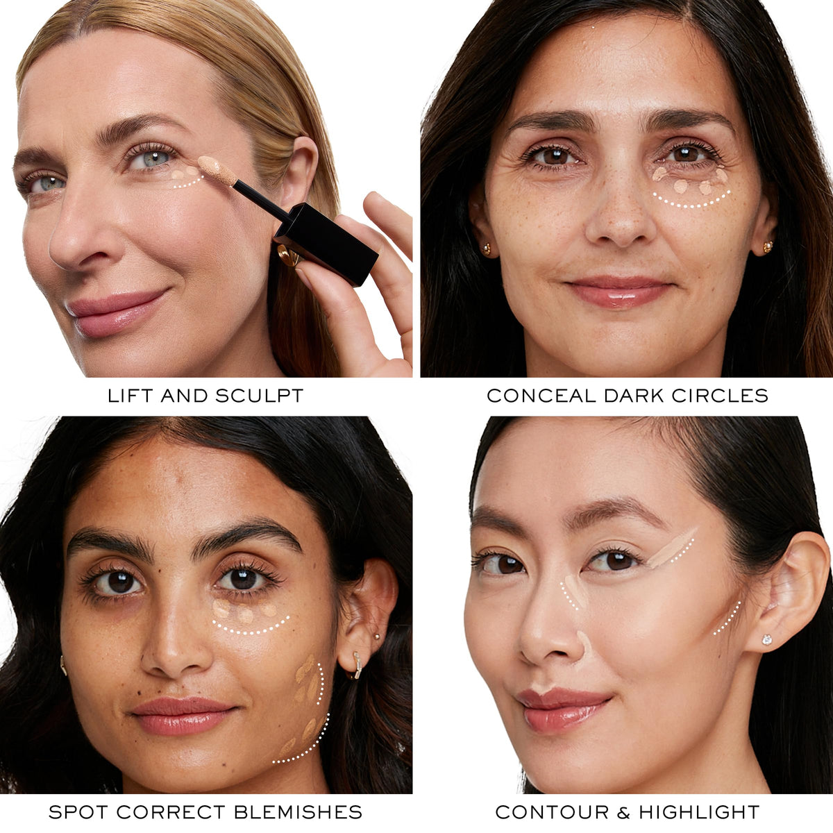 Lancôme concealer label and packaging detail communicating shade and ingredients