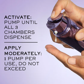 Lancôme concept before-and-after visualization suggesting refined pores and fewer lines