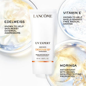 Lancôme applied under foundation illustrating smooth primer performance