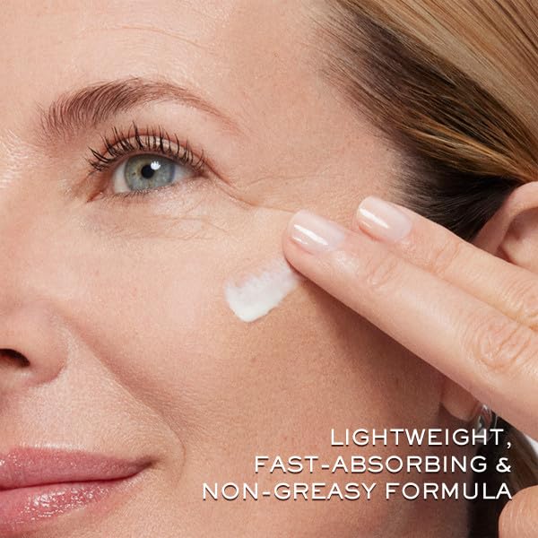 Lancôme on bathroom counter in morning routine for daily sun protection