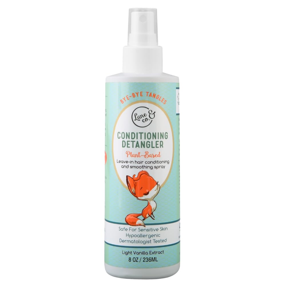 LANE & CO. front label showing gentle detangler benefits