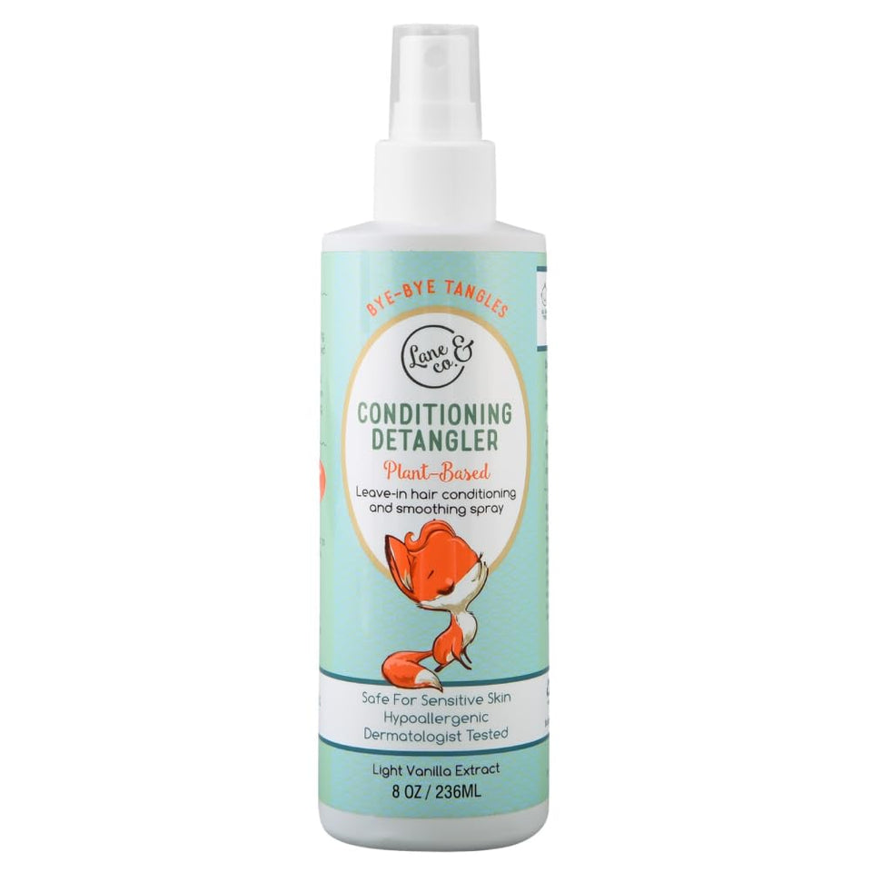 LANE & CO. front label showing gentle detangler benefits
