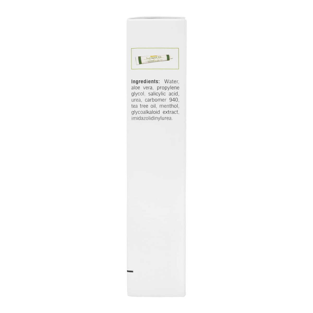 Lane Innovative SunSpot ES applied to fingertip for precise spot treatment
