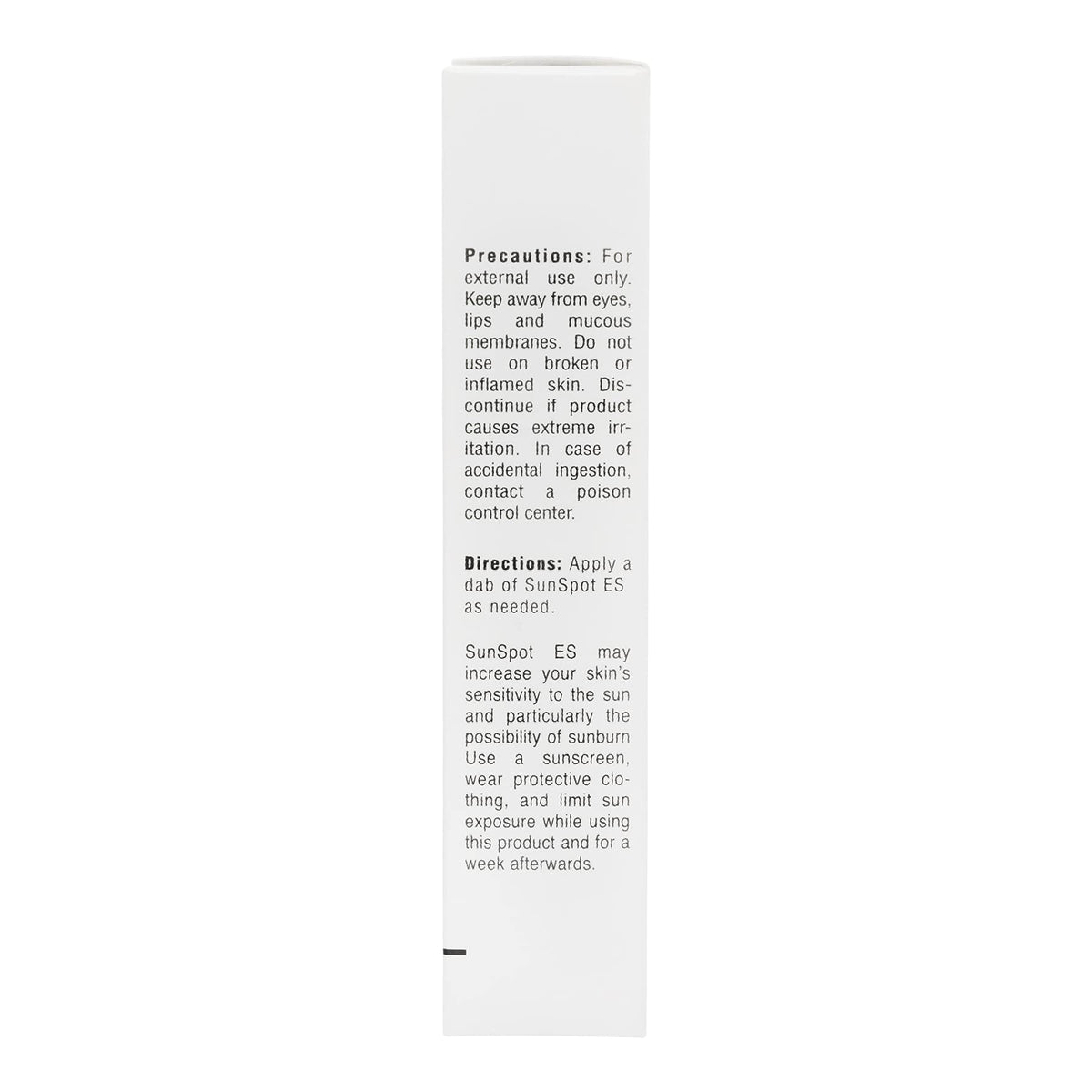 Lane Innovative SunSpot ES gel texture closeup showing smooth translucent formula