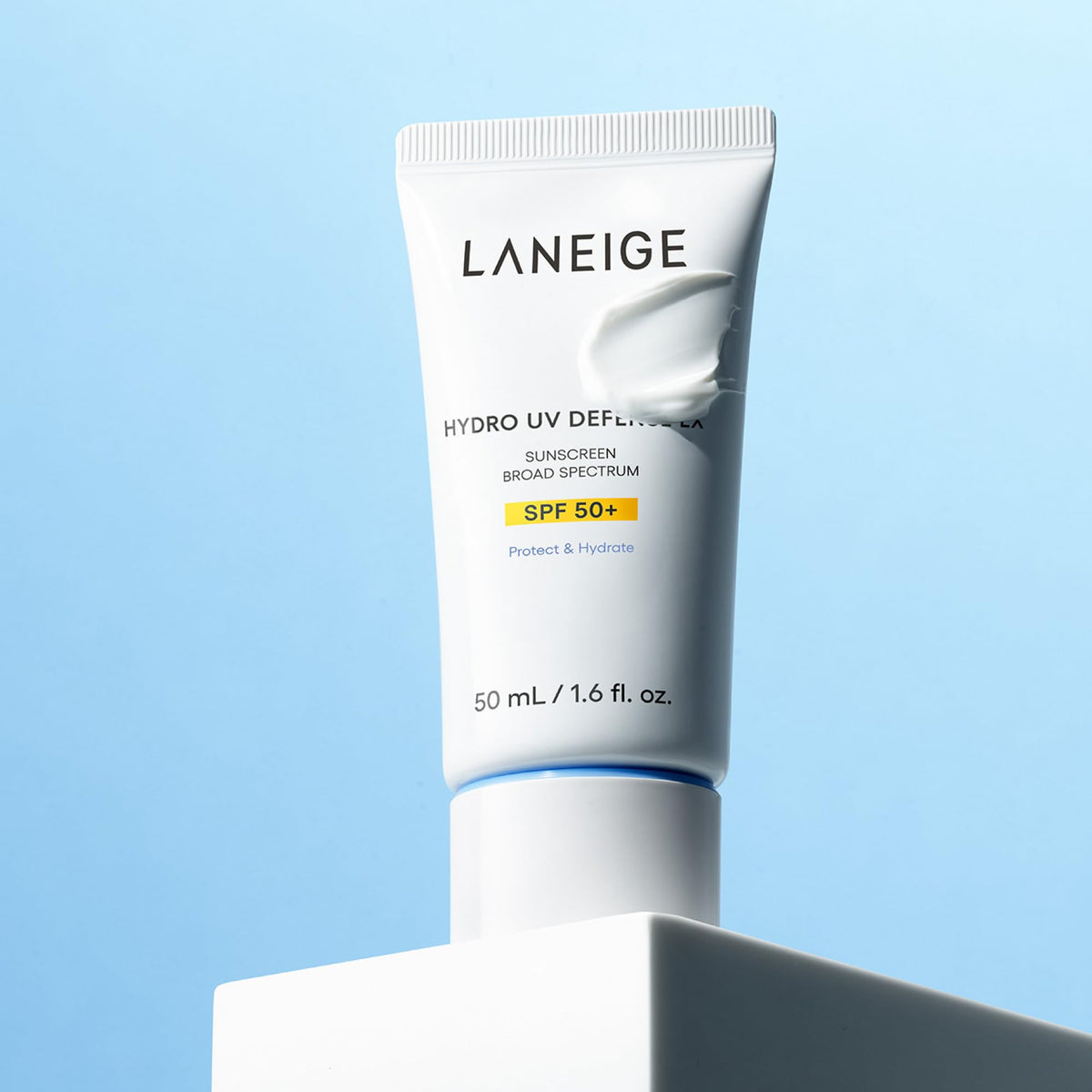 LANEIGE applied on hand to show blendability and no white cast benefit