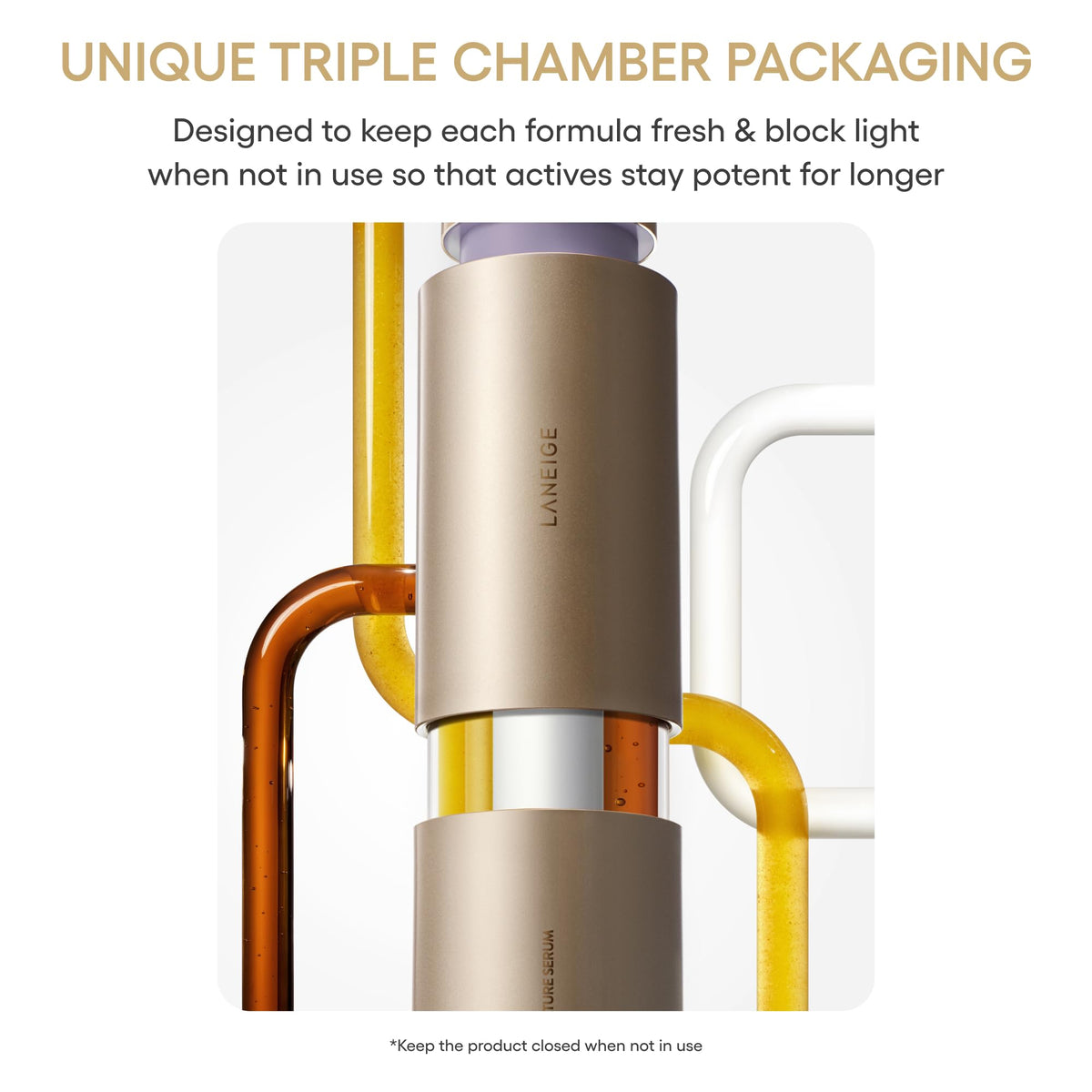 laneige pump dispensed onto hand showing even combined serum application for quick use