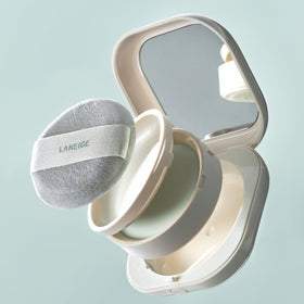 laneige back of pod label displaying product details and refill sustainability