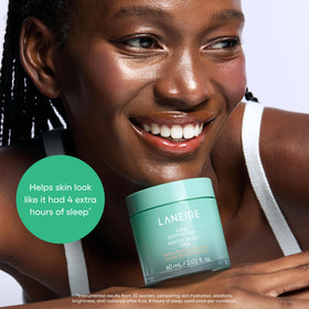 LANEIGE product in hand for scale showing travel-friendly size