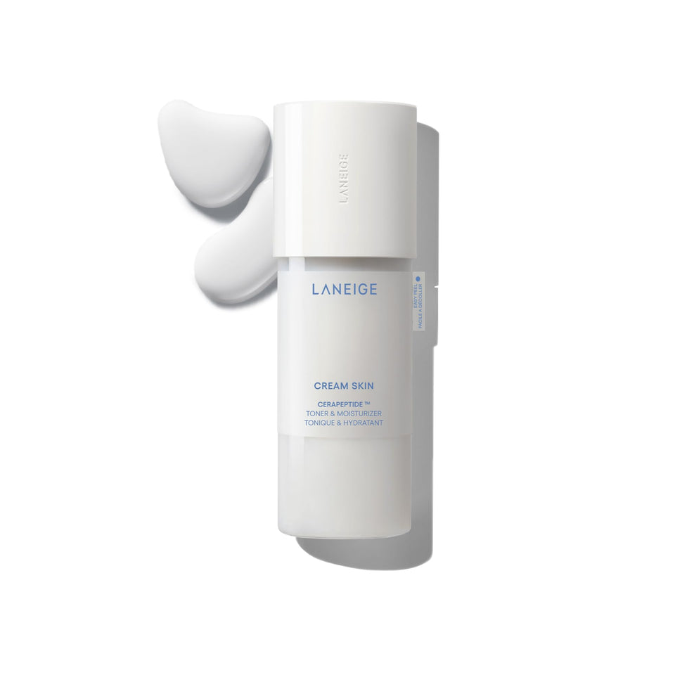 LANEIGE front bottle view showing the refillable design and clean aesthetic benefits hydration