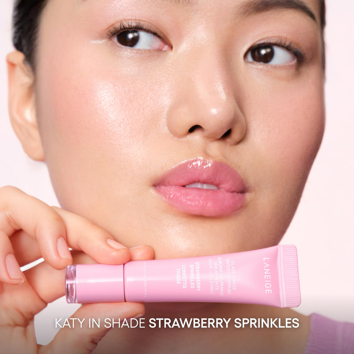 LANEIGE donut keychain detail adding playful accessory and portability benefit
