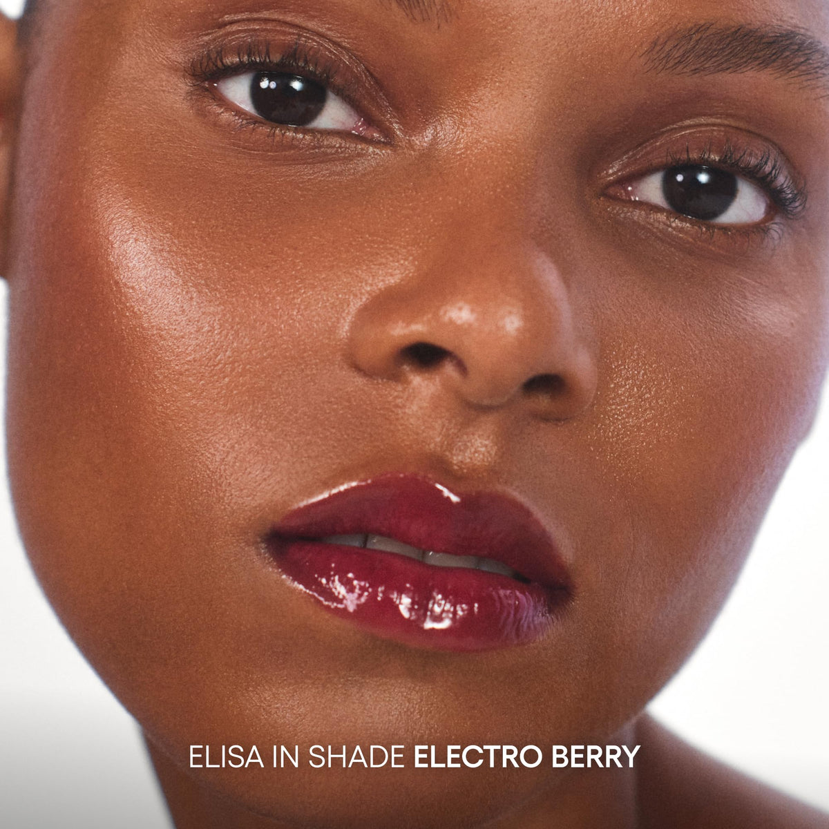 LANEIGE Electro Berry color swatches on skin showing buildable shades benefit