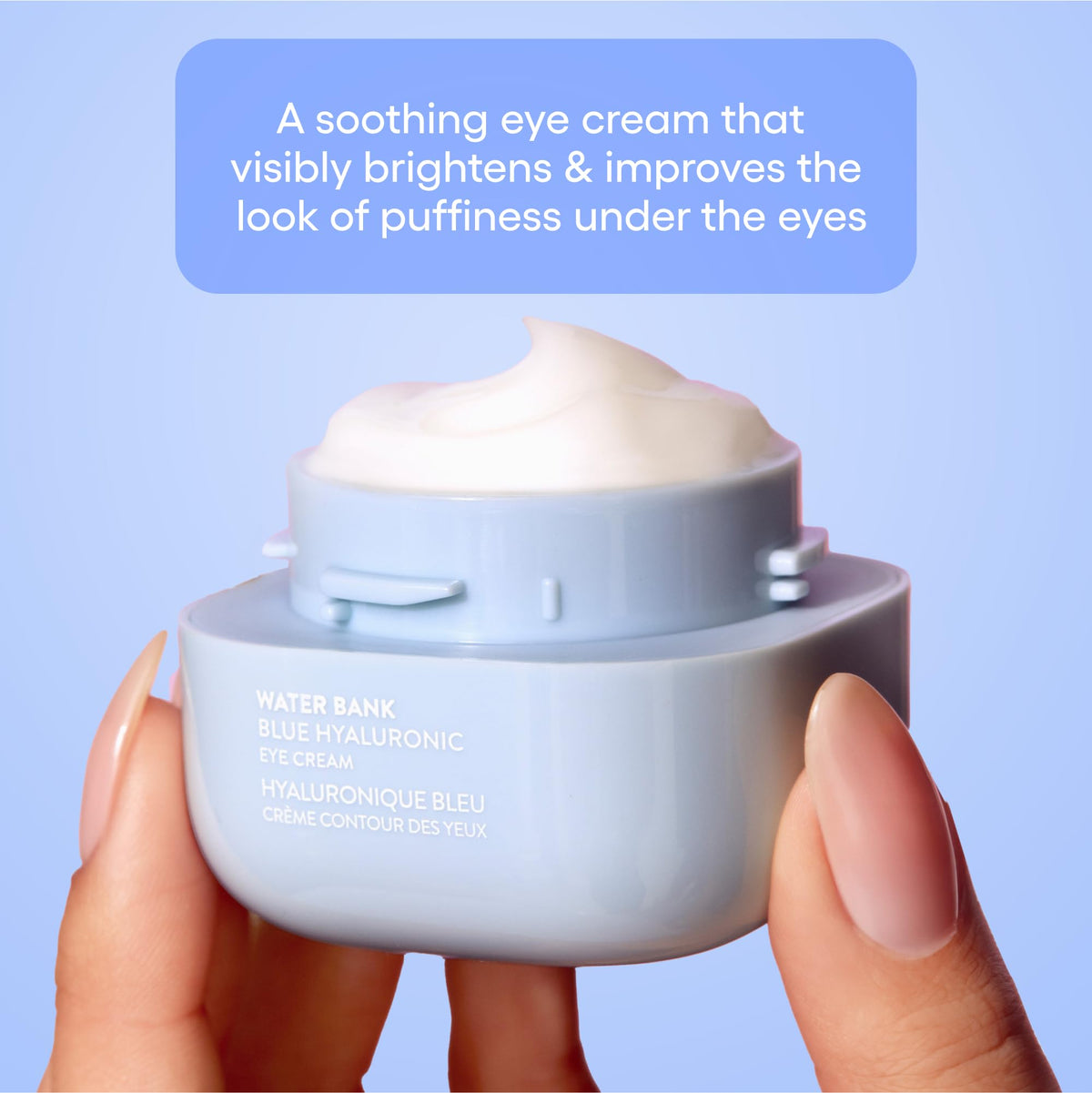 LANEIGE jar lid and product detail showing clean label and ingredient focus