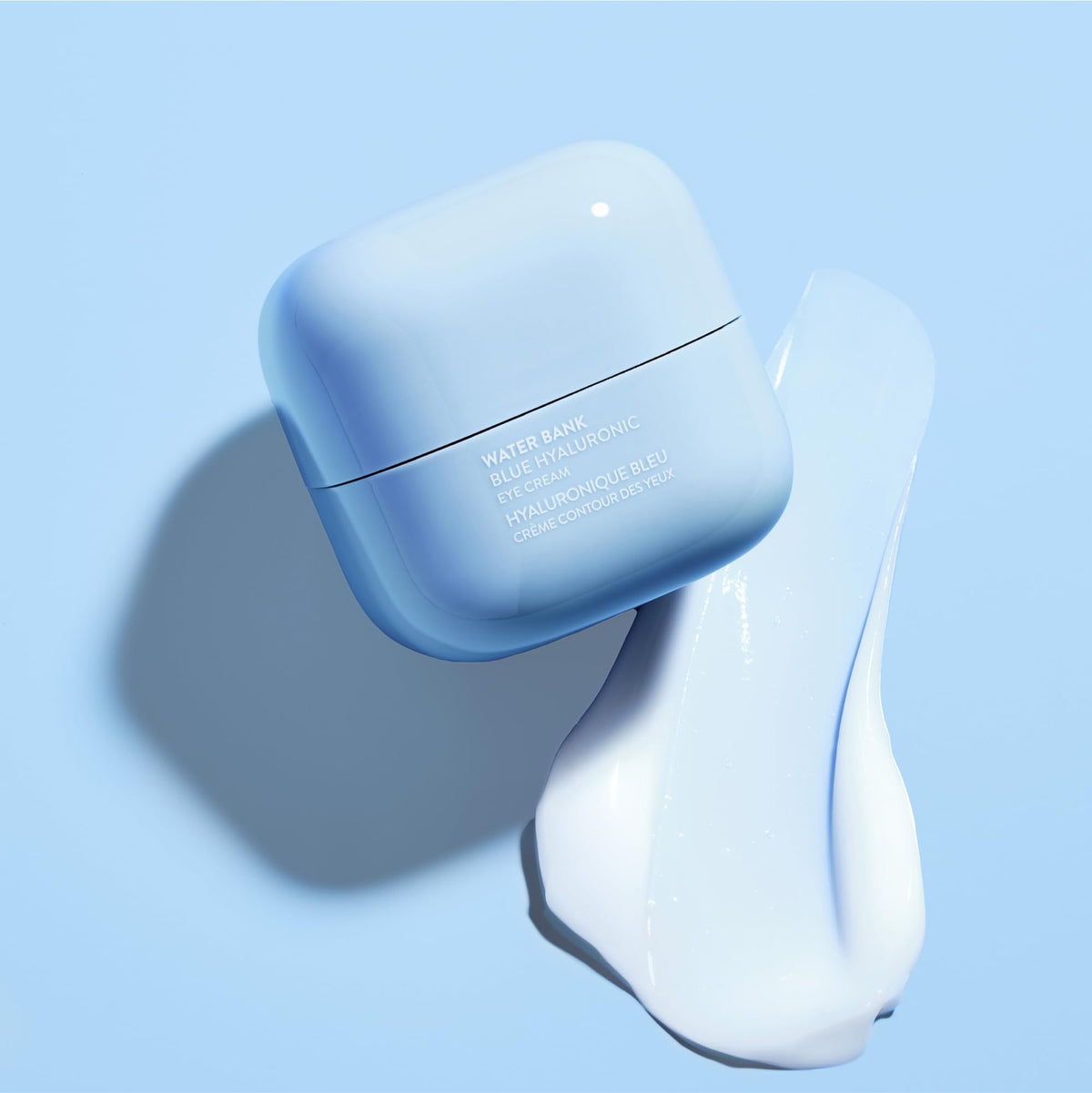 LANEIGE cream texture close-up highlighting silky, fast-absorbing feel