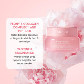 LANEIGE open jar side view displaying silky gel for firming and smoothing