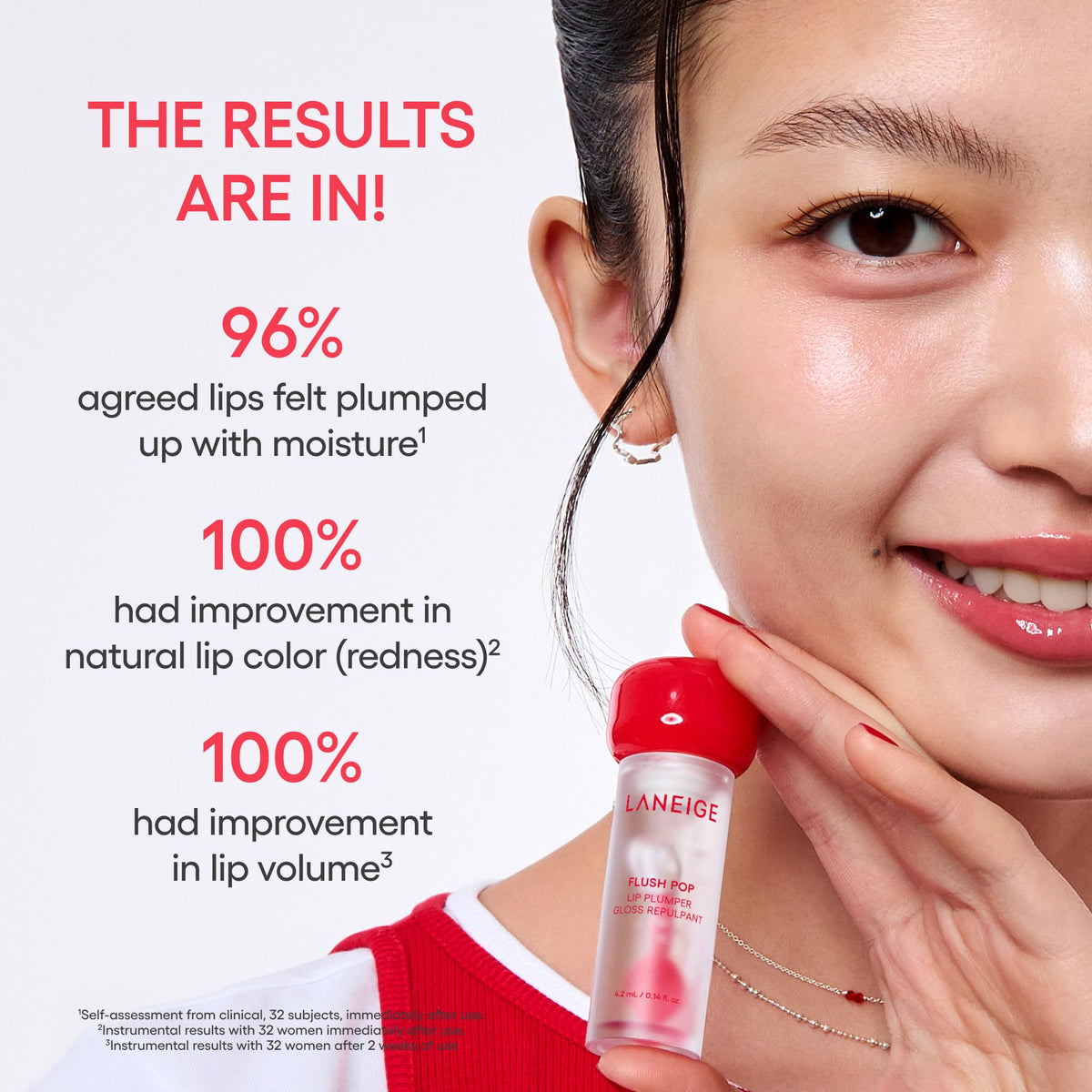 LANEIGE silicone applicator detail for lip-hugging, smooth coverage