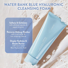 LANEIGE creamy foam texture close-up illustrating gentle lather