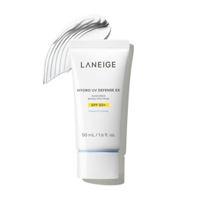 LANEIGE front packaging showing SPF 50+ protection and clean design benefit