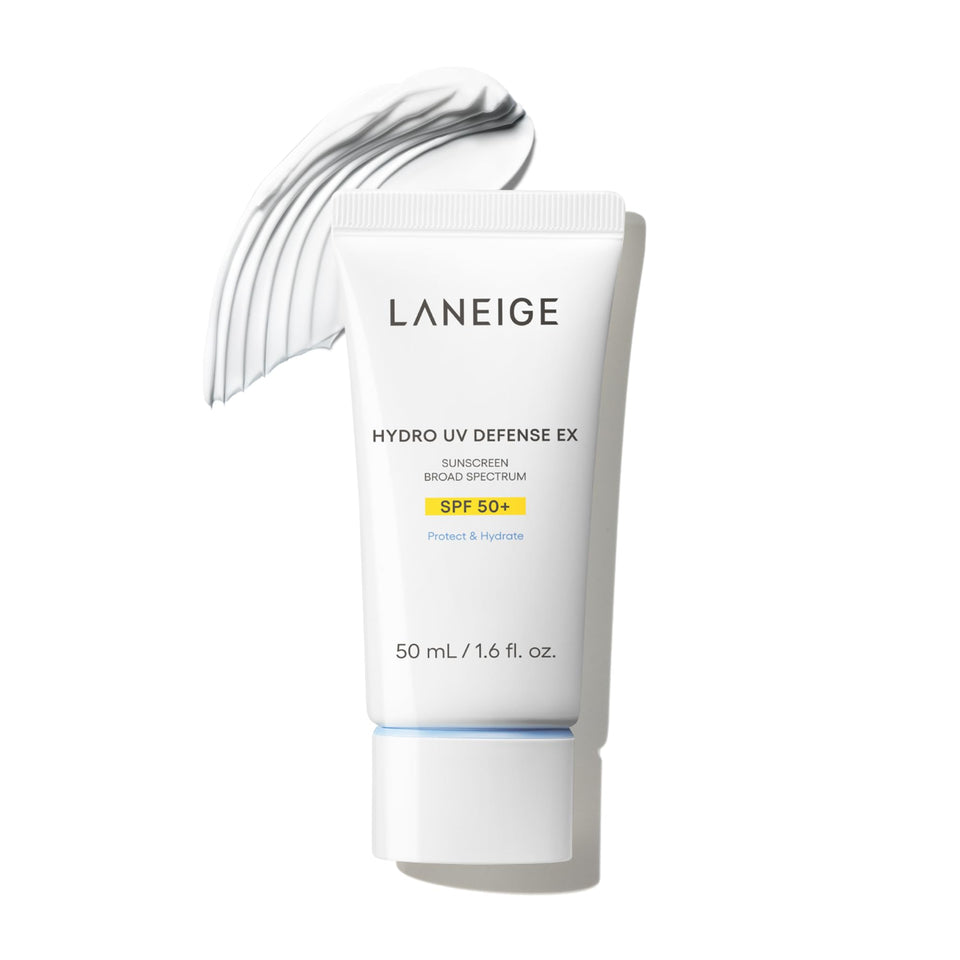 LANEIGE front packaging showing SPF 50+ protection and clean design benefit