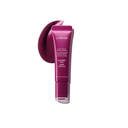 LANEIGE front packaging showing glossy tinted lip serum benefits
