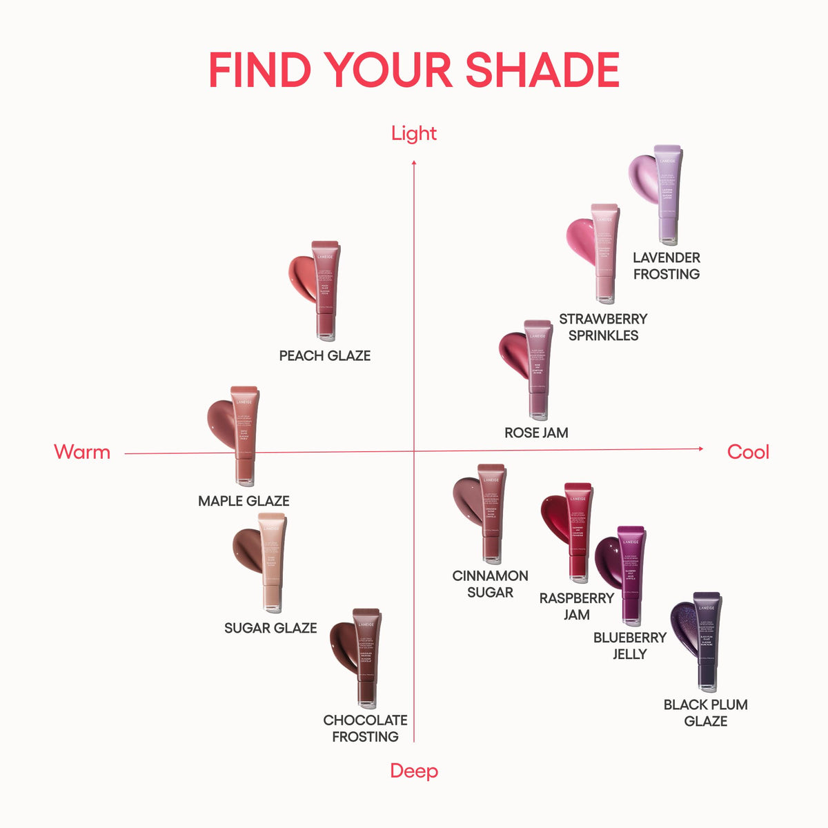 LANEIGE lifestyle image of model wearing glazed lips for everyday glossy look
