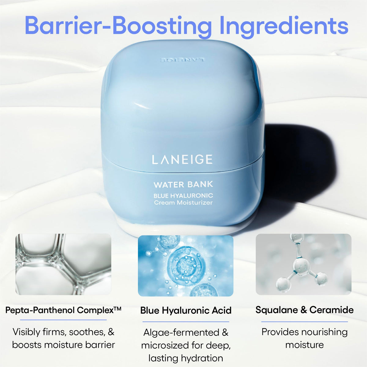 LANEIGE product spread with all included minis displayed, highlighting variety and routine compatibility