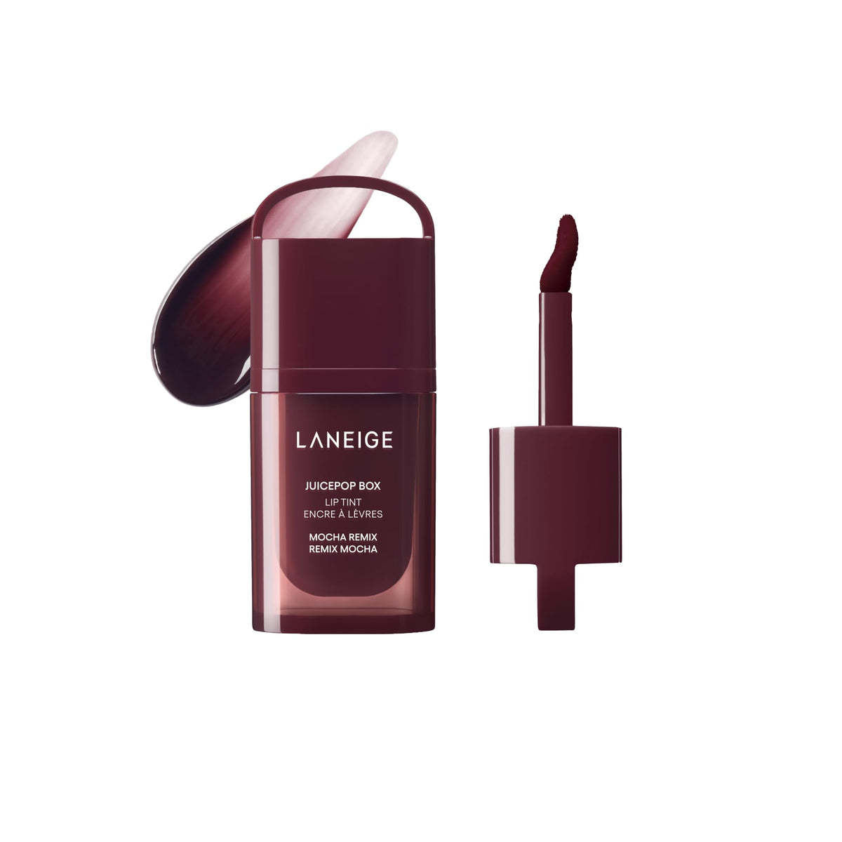LANEIGE front packaging showing Mocha Remix, convenient and stylish