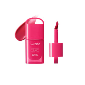 LANEIGE JuicePop Box front tube showing bright packaging and easy carry benefit