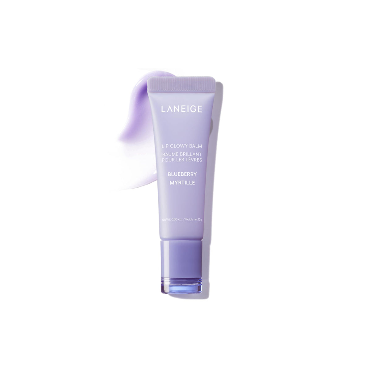 LANEIGE front packaging showing Blueberry tint and glossy benefit